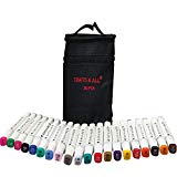 Fabric Markers Permanent 20 Pack premium quality MINIMAL BLEED...
