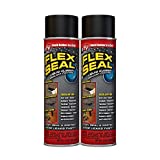 Flex Seal, 14 oz, 2-Pack, Black, Stop Leaks Instantly, Waterproof...