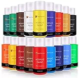 Color Technik Acrylic Paint Set, Artist Quality, Large Set -...