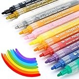 MISULOVE Acrylic Paint Pens for Rocks Painting, Easter Egg,...